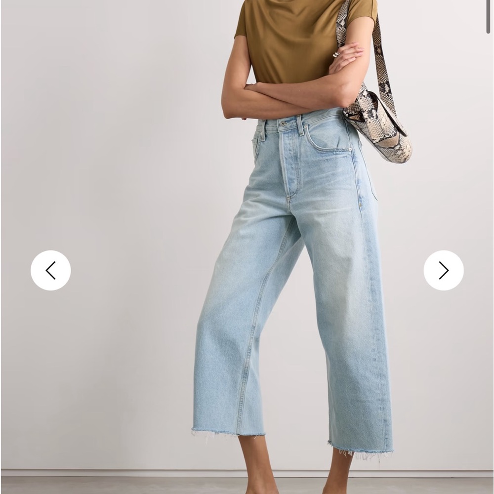 CITIZENS OF HUMANITY CROPPED AYLA JEANS